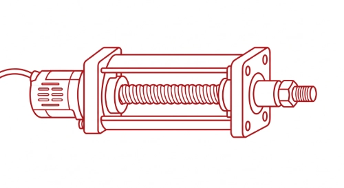 Electric Cylinder Rod Actuator