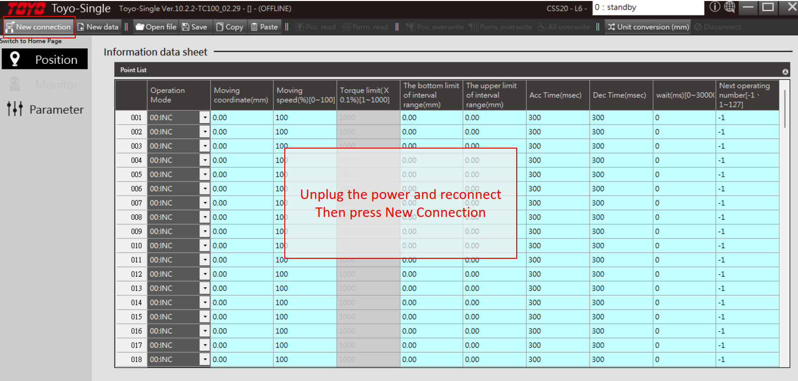 Step 7: Unplug and cycle power